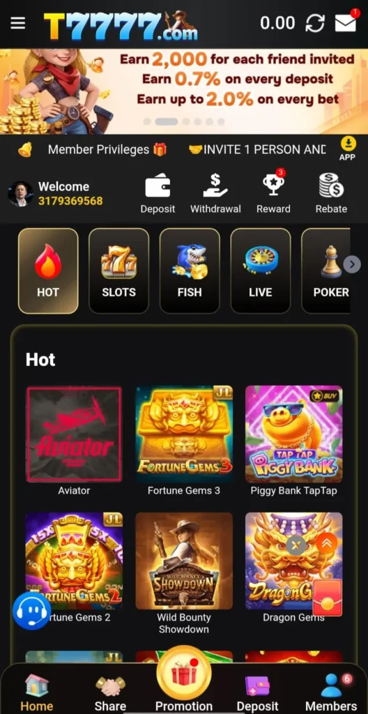 T7777 game